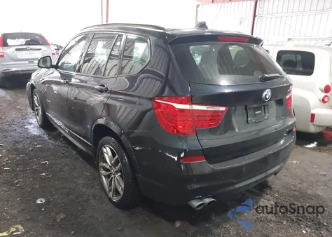 2015 BMW X3 xDrive35I z USA, uszkodzony, nr VIN 5UXWX7C54F0K33795